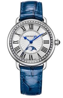 Aerowatch Streamline Moon Phase Quartz A 43960 AA03 DIA
