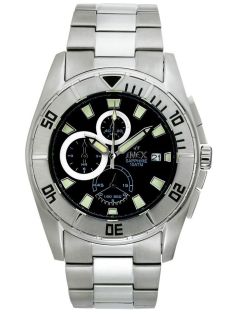 Inex Mens Silver Black A53202S5I