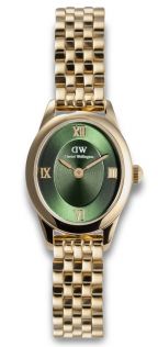 Daniel Wellington Oval Ophelia Mini Emerald Gold DW00100804