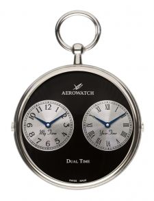 Aerowatch Lepines Pocket Watch Quartz Dual-Time 05826 PD03