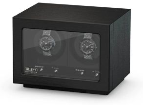 Boxy BLDC Duo Watch Winder Black