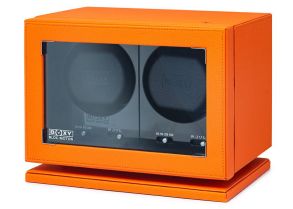 BLDC-B02 Watch Winder for 2 Watches Orange 310006