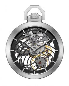 Aerowatch Lepines Skeleton Pocket Watch 50829 AA04 SQ