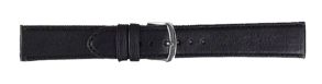 Falkenlund Deluxe Beco Watch Strap Eco Black Calf Leather 20mm Stainless Steel Buckle 6293520S