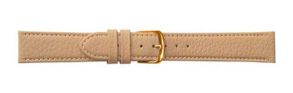 Falkenlund Deluxe Beco Watch Strap Imperator Beige Calf Leather 18mm Gold Plated Buckle 6661118G