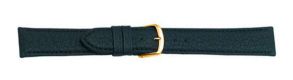 Falkenlund Deluxe Beco Watch Strap Imperator Black Calf Leather 22mm Gold Plated Buckle 666122G