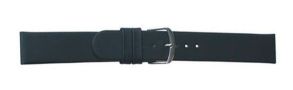 Falkenlund Deluxe Beco Watch Strap Classic Black Calf Leather 18mm Stainless Steel Buckle 685118S