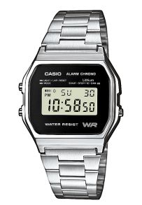 Casio Classic Retro Silver/Black - A158WEA-1EF