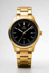 Inex Mens Golden Classic 40mm 100m Water Resistant