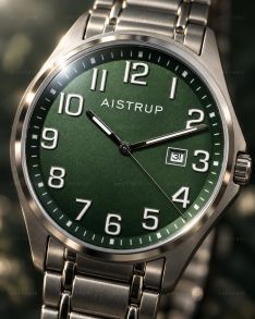 Aistrup Green Titanium Sapphire EZ-Read 41mm
