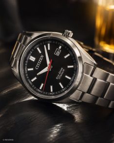 Citizen Mens Eco-Drive Black Super Titanium 40mm