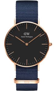 Daniel Wellington Classic Black Bayswater Rose Gold 36 MM DW00100281