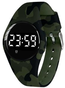 Rutinhjälp för barn grön kamouflage timer | FIBEX15V2GREENCAMO