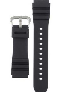 Black Resin Strap for Casio Classic MDV-107-1A, MDV-107-1A1VEF / MDV-107-1A3VEF 10622684