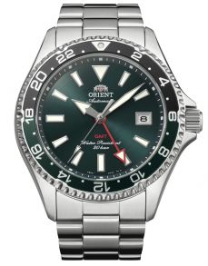 Orient Mens Steel Green Automatic Sapphire Diver 42mm