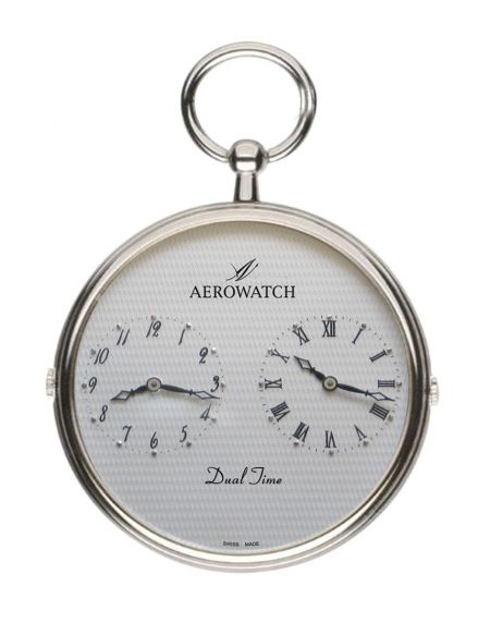 Aerowatch Lepines Pocket Watch Quartz Dual-Time 05826 PD01