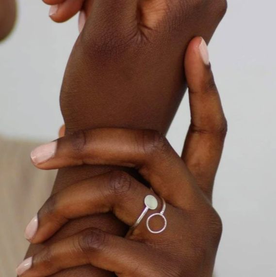Lucy Ashton Circle And Disc Ring