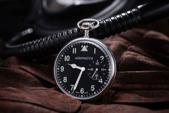 Aerowatch Lepines Classic Blue Pocket Watch 50832 AA02