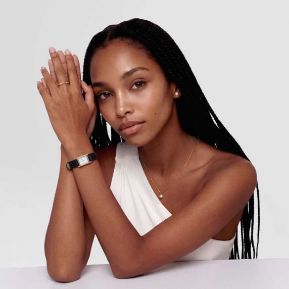 Daniel Wellington Bound Mini Black Lizard Gold DW00100903