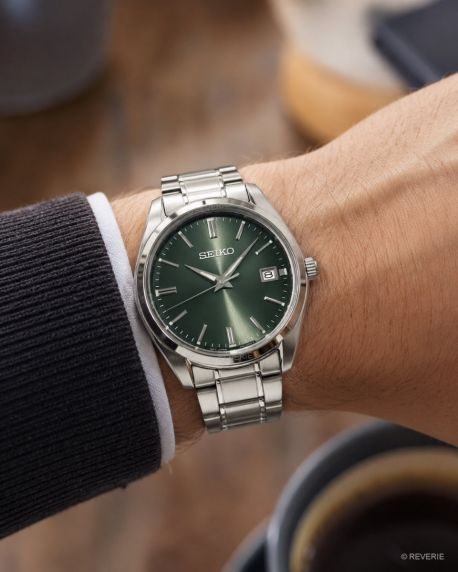 Seiko Mens Green Sapphire 40mm